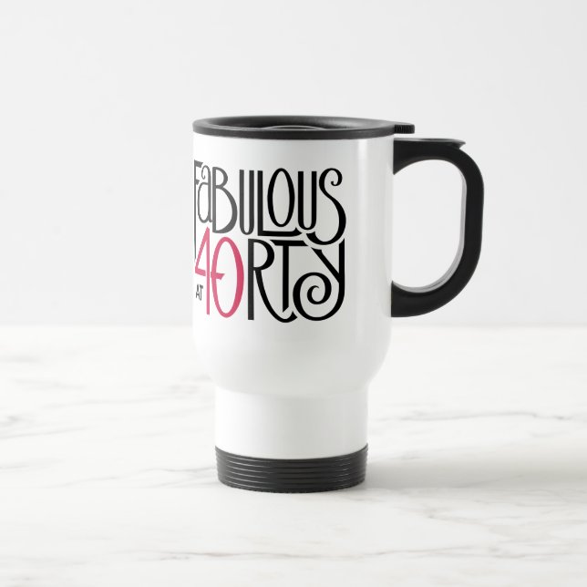 Caneca Térmica Fabuloso a 40 vermelho (Direita)