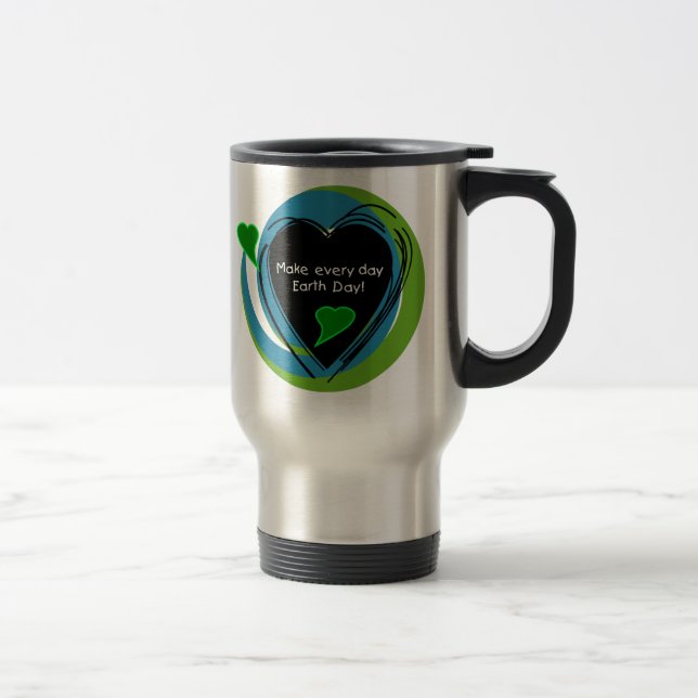 Caneca Térmica Faça cada Dia da Terra do dia (Direita)