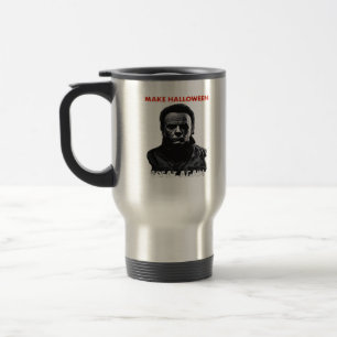 Caneca Térmica Faça Excelente De Halloween De Novo - Assustador H