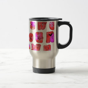 Caneca Térmica Faça Seu Próprio Design de Impressão de Arte de Co