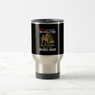 Caneca Térmica Facilmente distraído pelo presente de cachorro sh