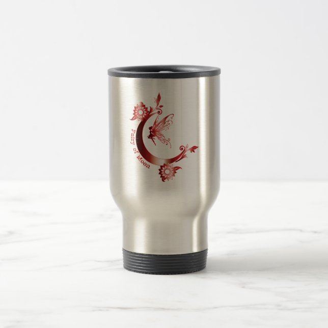 Caneca Térmica Fada do copo da lua (Centro)