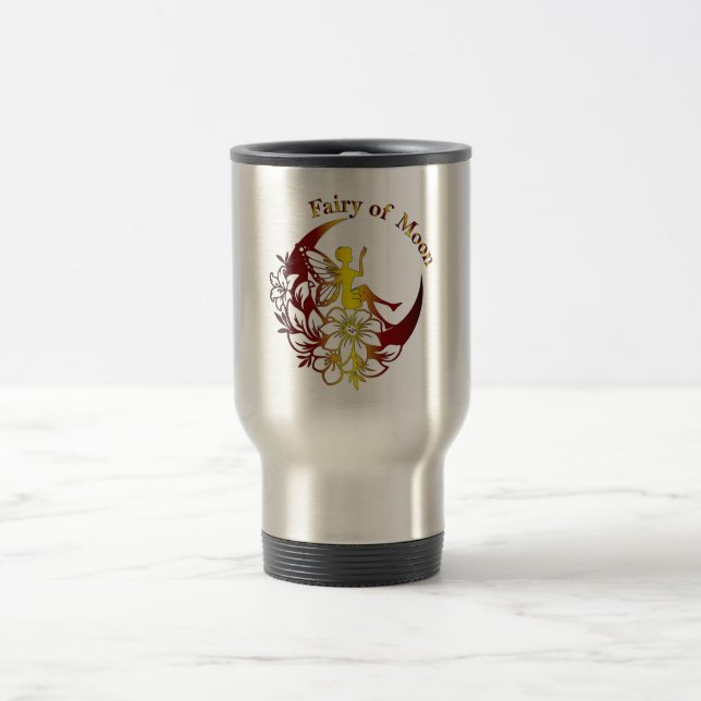 Caneca Térmica Fada do Tumbler da Lua (Centro)