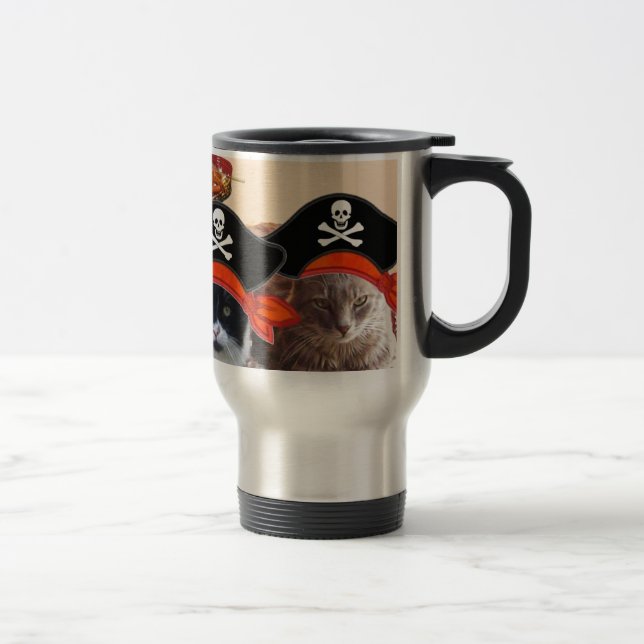 Caneca Térmica Fale como um dia de pirata. (Direita)