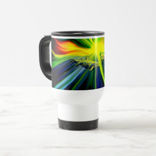 Caneca Térmica Família de golfinhos no sol