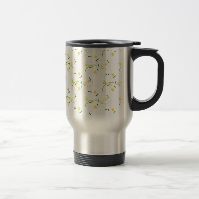 Caneca Térmica Farinhas e flores (Direita)