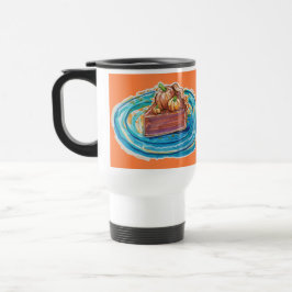 Caneca Térmica Fatia de Torta de Abóbora