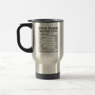 Caneca Térmica Fatos Nutricionais de Designer de Interiores Engra