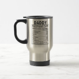 Caneca Térmica Fatos Nutricionais do Papai presentes do dia dos p
