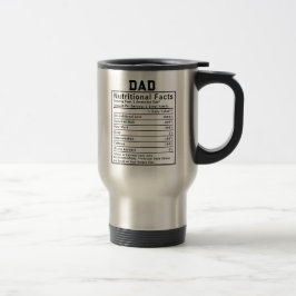 Caneca Térmica Fatos Nutricionais do Papai presentes do dia dos p