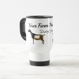 Caneca Térmica Fazenda Personalizada de Cabra Dairy Dairy Goat da