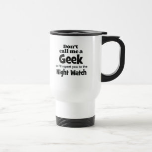 Caneca Térmica FB do relógio de noite do geek