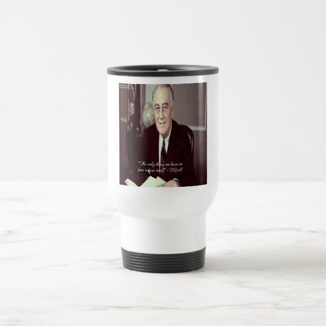 Caneca Térmica FDR & Citação Sem Nada a Temer (Centro)
