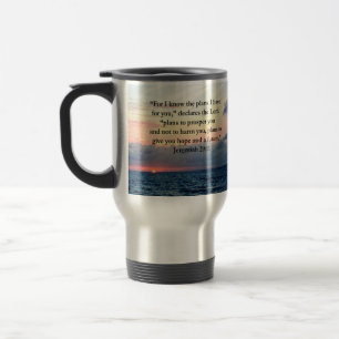CANECA TÉRMICA FÉ EM JEREMIAH 29:11 SUNRISE VERSE