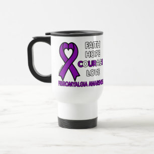 Caneca Térmica Fé Esperança Coragem Amor... Fibro
