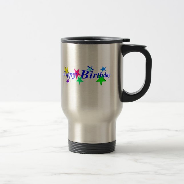 Caneca Térmica Feliz aniversario (Direita)
