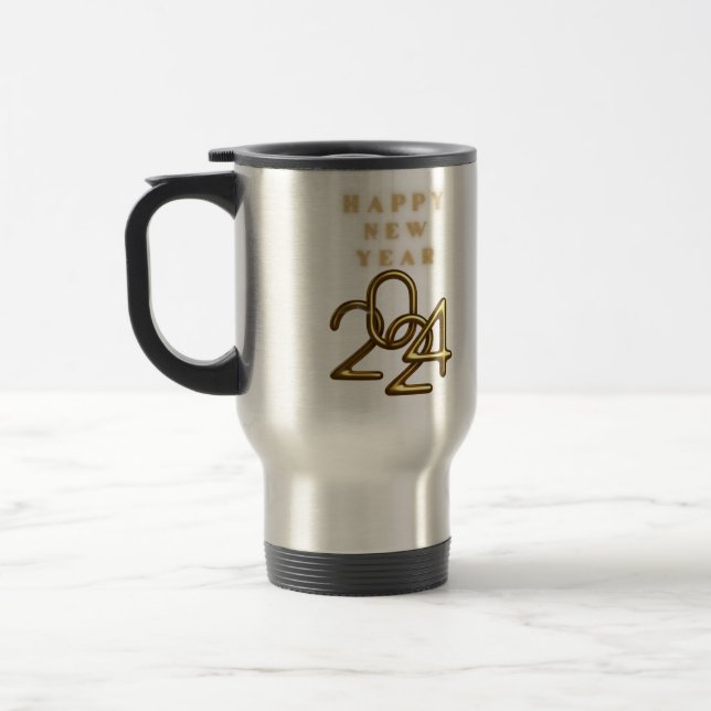 Caneca Térmica Feliz Ano Novo  (Esquerda)