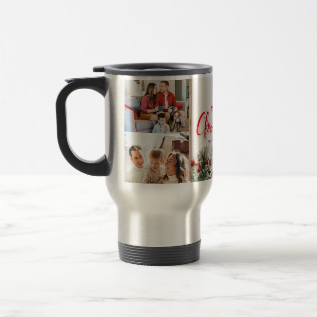 Caneca Térmica feliz ano novo Feliz de Natal 4 (Esquerda)