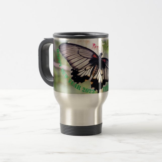 Caneca Térmica Feliz ano novo Mugs 2023 (Frente Esquerda)