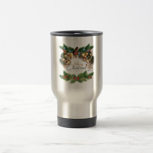 Caneca Térmica Feliz Chritmas Tumbler (Centro)