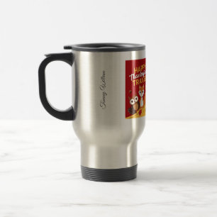 Caneca Térmica Feliz Dia de Ação de Graças - Turquia