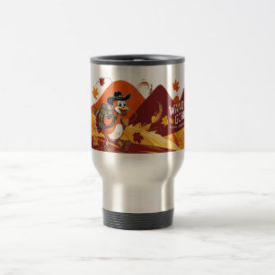 Caneca Térmica Feliz Dia de Ação de Graças - Turquia