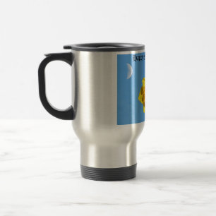 Caneca Térmica Feliz Dia de as mães Daffodils Dourado Flores medu