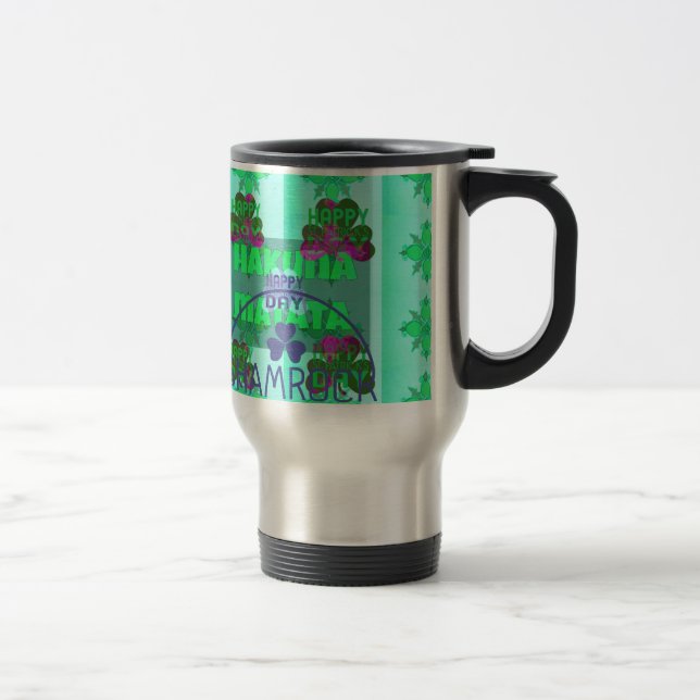 Caneca Térmica Feliz Dia de São Patrício Hakuna Matata (Direita)