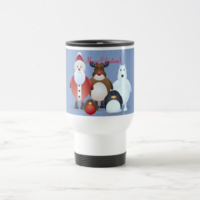 Caneca Térmica Feliz Natal (Centro)