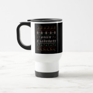 Caneca Térmica Feliz Natal - ASL American Sign Language II
