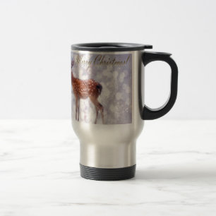 Caneca Térmica Feliz Natal Deer Amigos na Neve