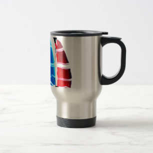 Caneca Térmica Feliz Pessoas Vibrante Maasai Elegance: caminhando