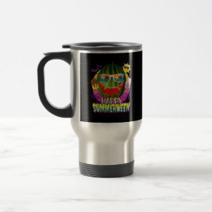 Caneca Térmica Feliz Verão entre Watermelon Jack O Lanterna Verão