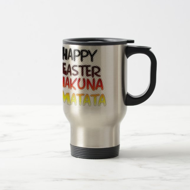 Caneca Térmica Felz pascoa Abençoado Hakuna Matata Holiday (Direita)