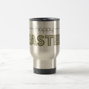 Caneca Térmica felz pascoa primavera verde mint simples