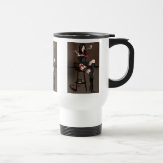 Caneca Térmica Femme Fatale Femdom - Fumar e Armas