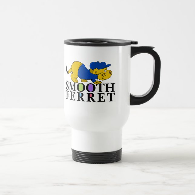 Caneca Térmica Ferald: Smooth Ferret (Direita)