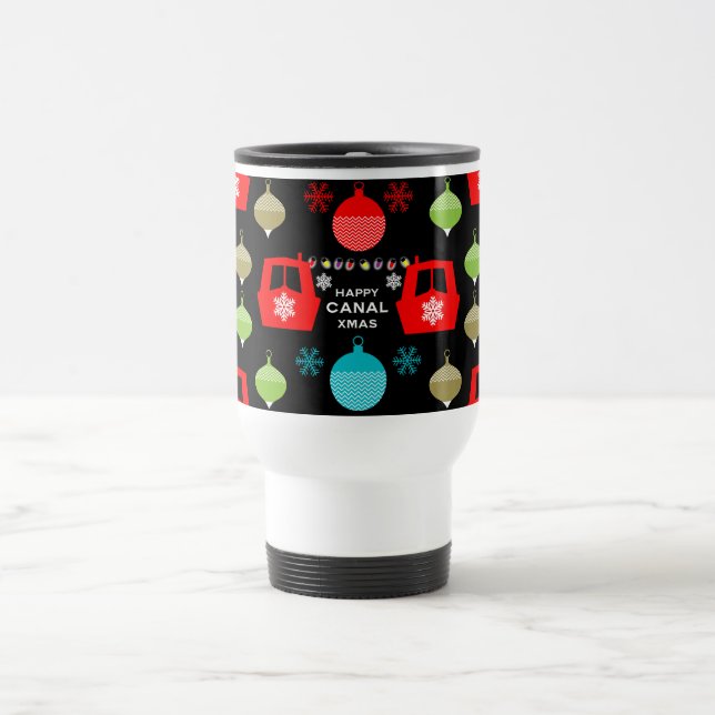 Caneca Térmica Feriado de Natal em Narrowboat (Centro)