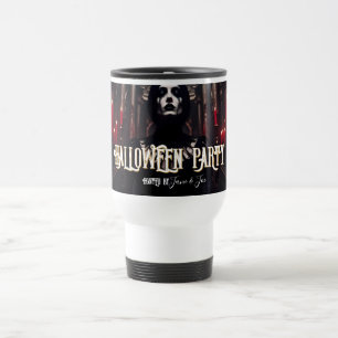 Caneca Térmica Festa de Halloween – Convite Sombrio Gótico