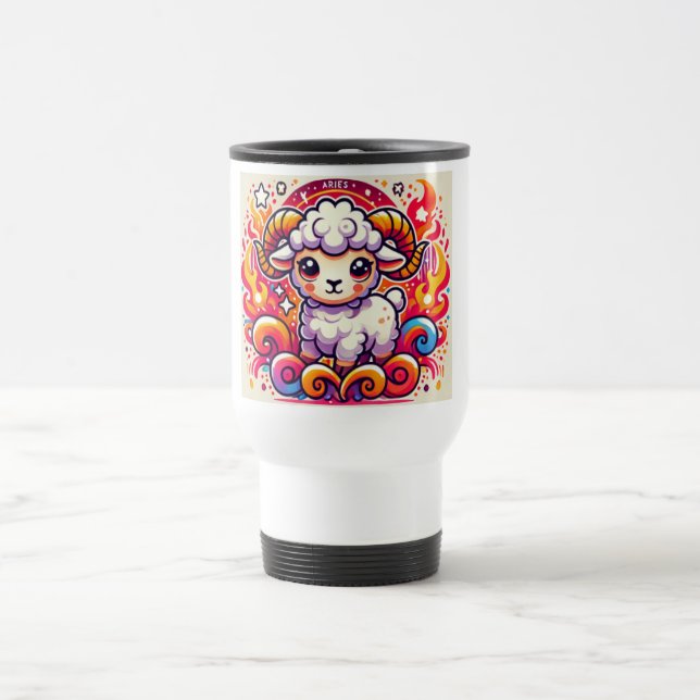 Caneca Térmica Fiery Aries Baby Ram Mug (Centro)