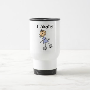 Caneca Térmica Figura da vara eu patino camiseta e presentes