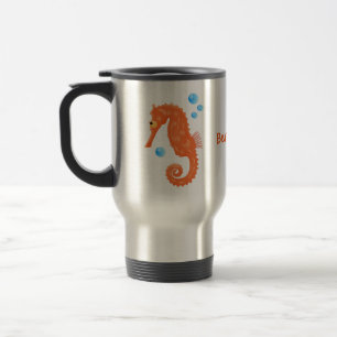 Caneca Térmica Figura de desenho animado das bolhas de laranja-ac