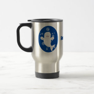 Caneca Térmica Figura de desenho animado de bolhas de baleia belu
