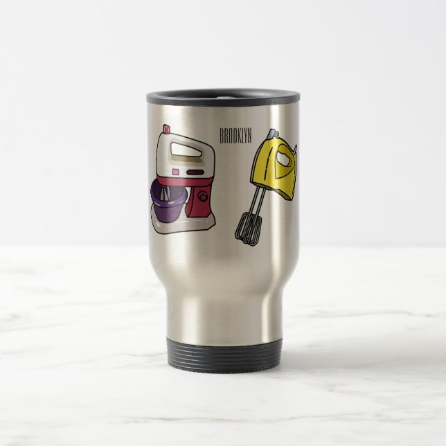 Caneca Térmica Figura de desenho animado do Mixer (Centro)