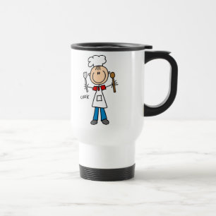 Caneca Térmica Figura de Palito Cozinheiro