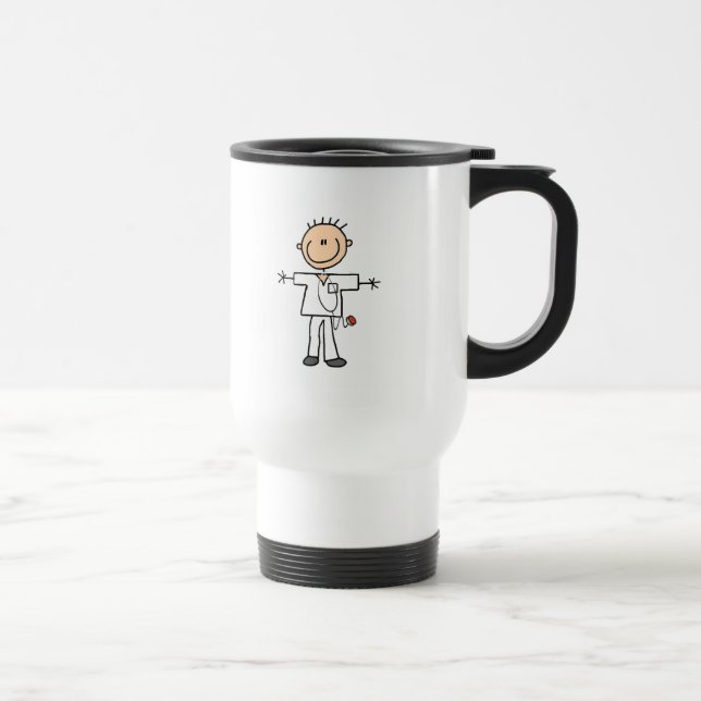 Caneca Térmica Figura masculina camiseta e presentes da vara da (Direita)