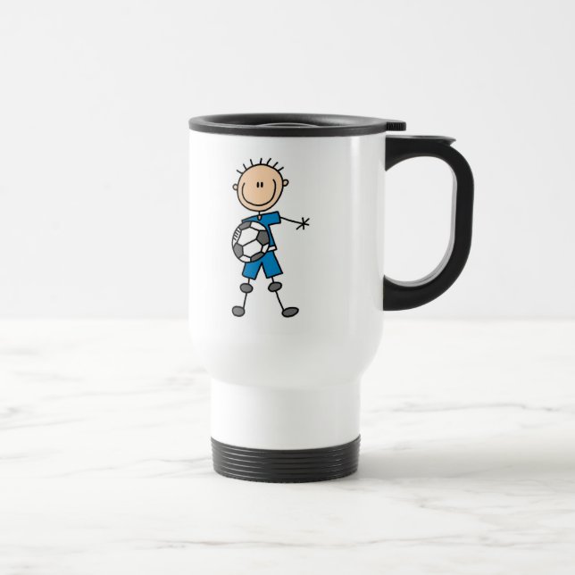 Caneca Térmica Figura uniforme azul presentes da vara do menino (Direita)