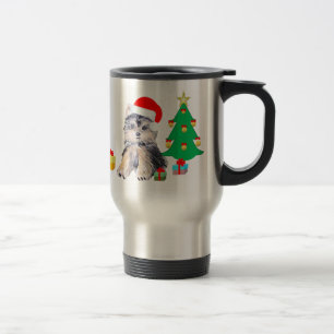 Caneca Térmica Filhote de cachorro do Natal