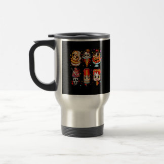 Caneca Térmica Filmes de Terror Picolé de Verão Halloween Sorvete