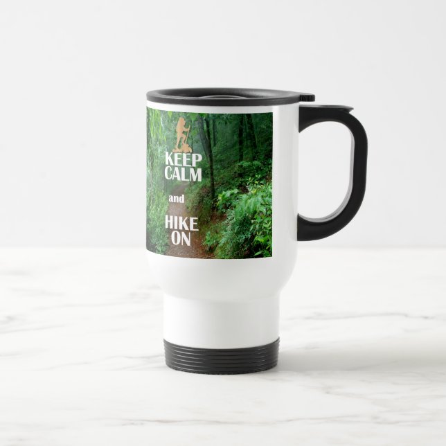 Caneca Térmica Fique calmo e caminhe (Direita)